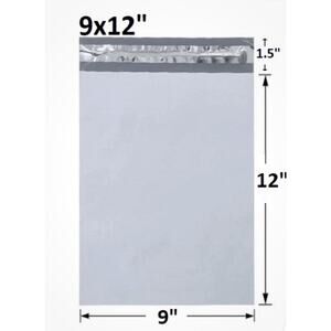 50x 9X12 Poly Mailers Envelopes Self Seal Shipping Bags 2.0 Mil 9" X 12"